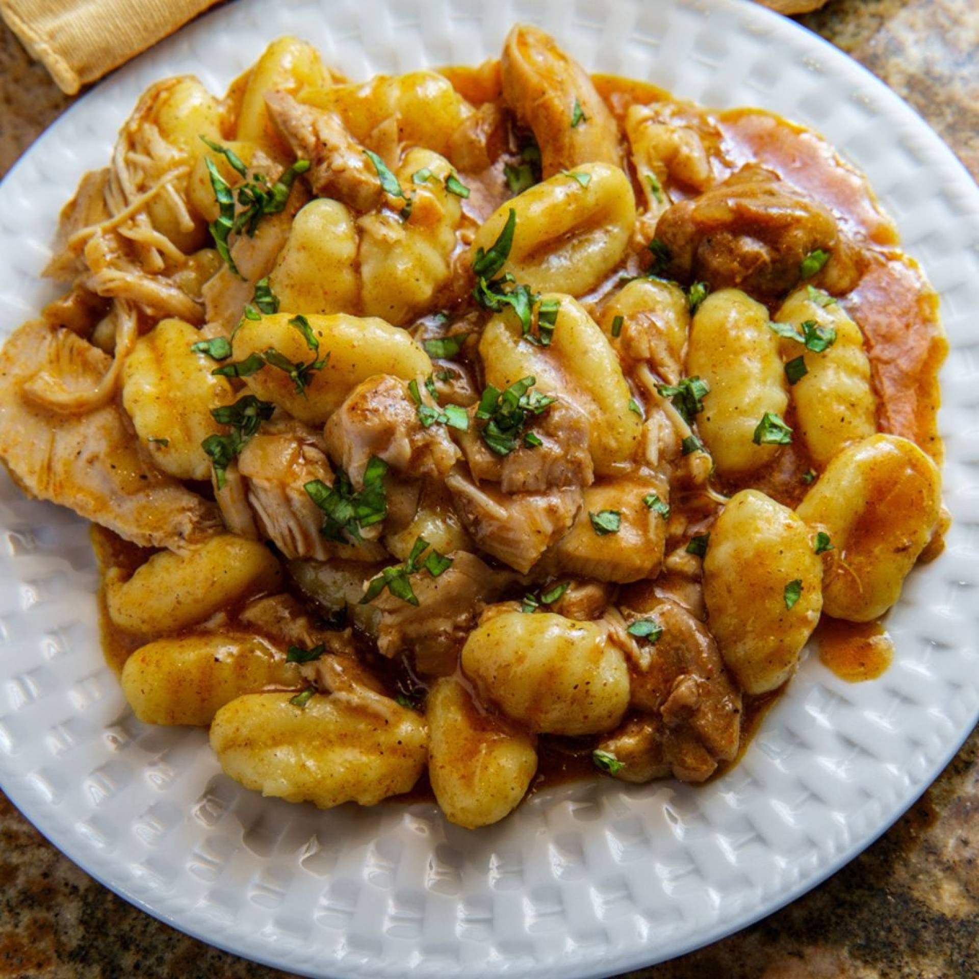 Hungarian Paprikash Chicken with Gnocchi