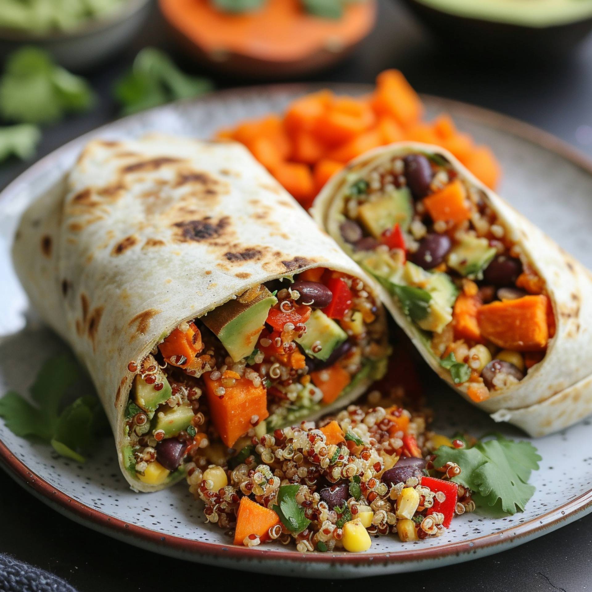 Vegan Quinoa Power Wrap