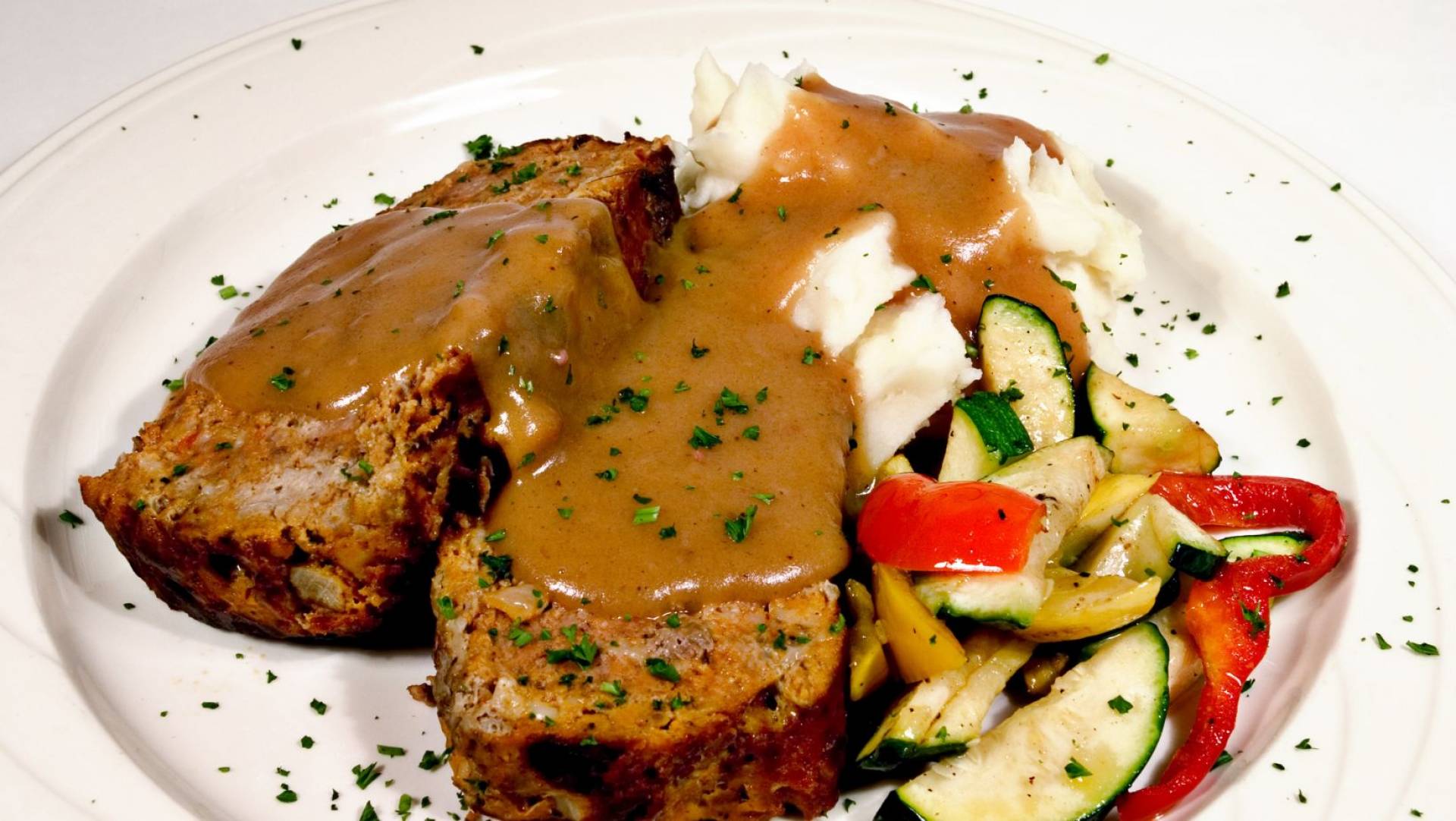 Turkey Meatloaf with Marsala Sauce