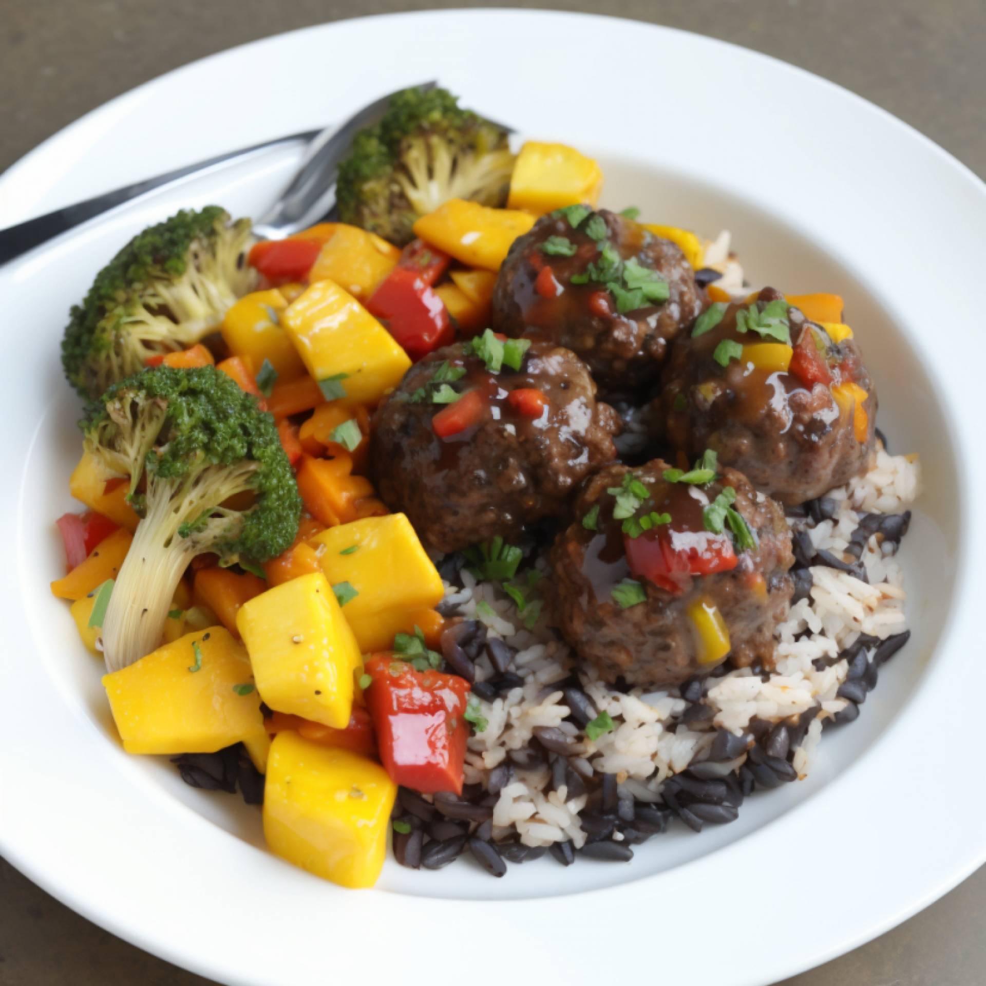 Spicy Tropical Meatballs