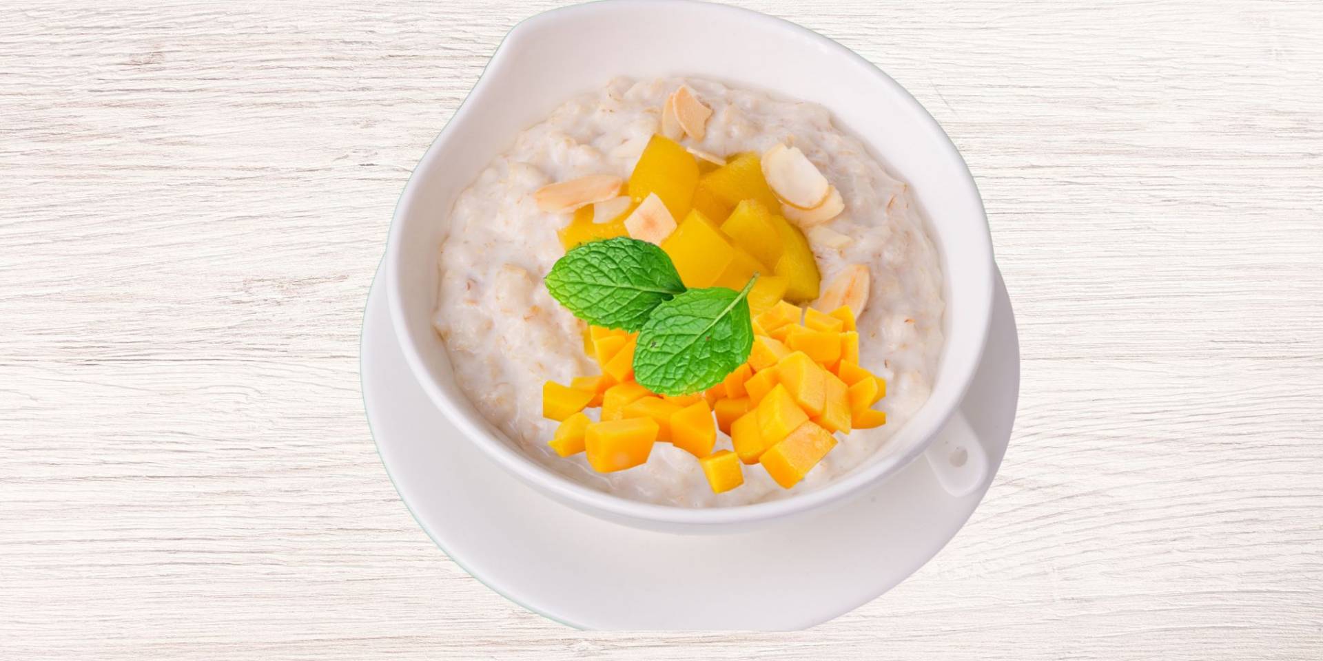 Tropical  Protein Oats with Mango & Coconut Dream